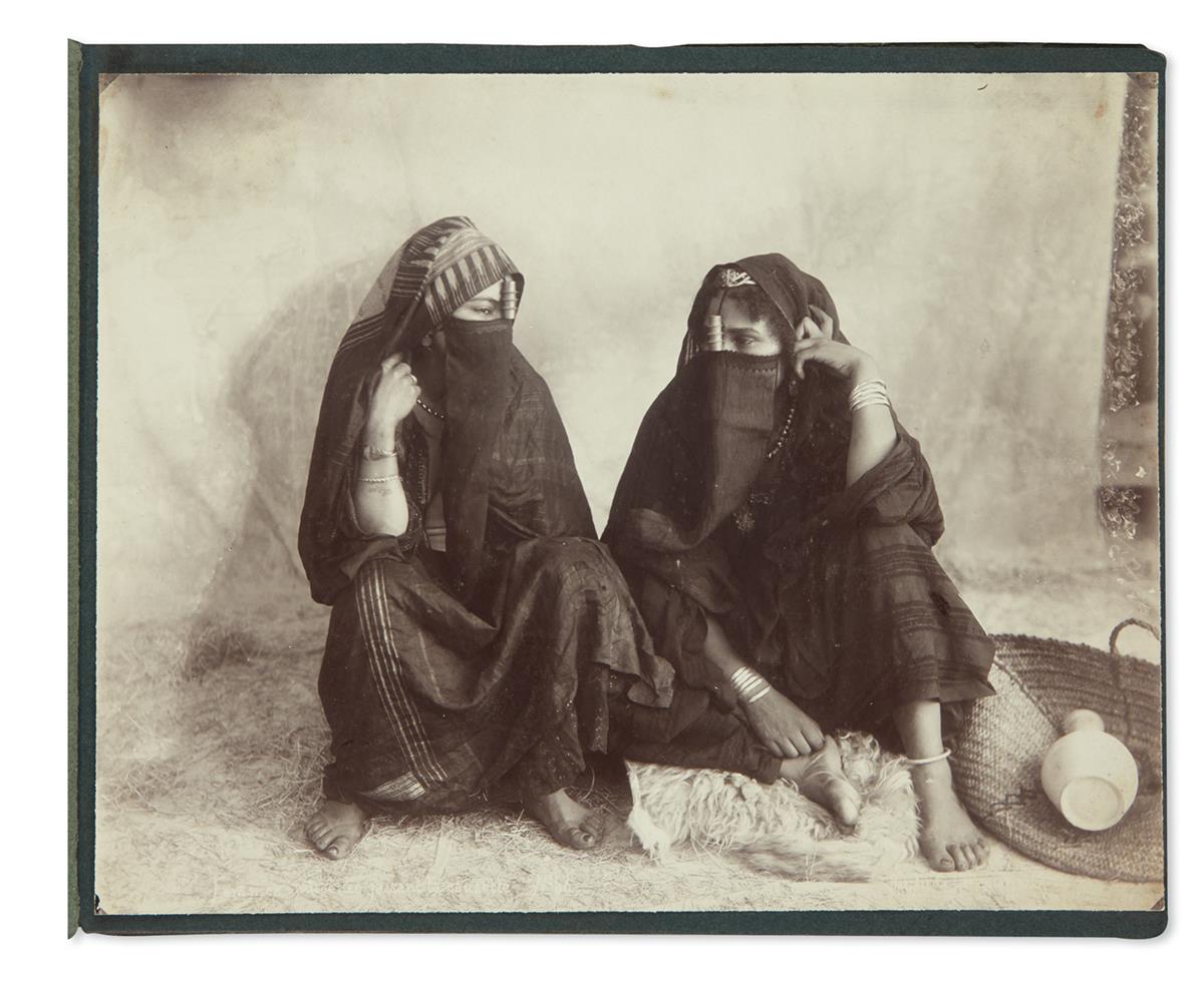 (EGYPT.) Album of approximately 110 mounted vernacular photographs.